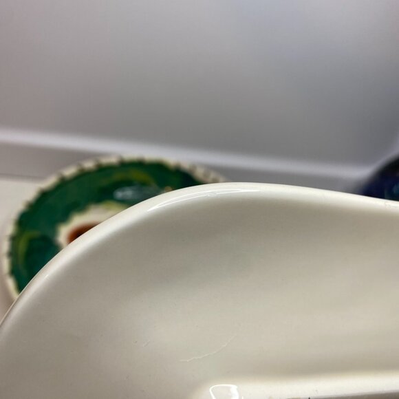 2 DEBRA CHERNIAWSKY CERAMIC PLATE Bowl MOOSE POTTERY 1996 TABLE ARTS - Picture 10 of 15